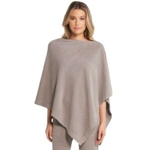 Barefoot Dreams CozyChic Ultra Lite Tan Poncho Size OS